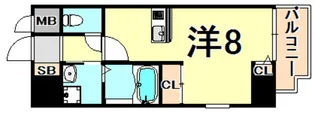 ONLYONE伊丹北本町【7階】の間取り