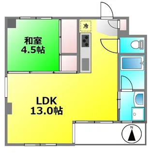 エクセレント小金井【2階】の間取り