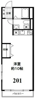グロリアハイツ【2階】の間取り