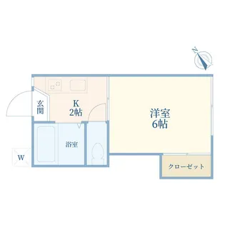 ハイム代田【1階】の間取り