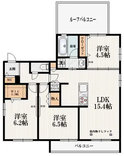 リーフテラス北沢【3階】の間取り