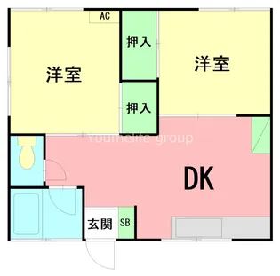 港南台ハウス【2階】の間取り