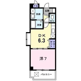 ラピスアイランド【2階】の間取り