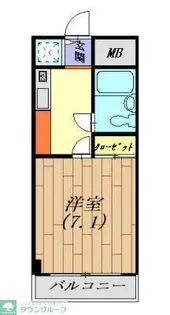 前橋ユーアイビル 602号室【6階】の間取り