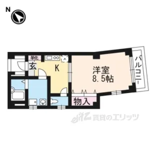 トシェイレイ【1階】の間取り