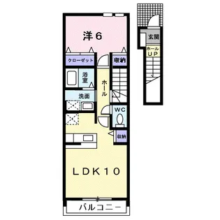 トレフル A【2階】の間取り