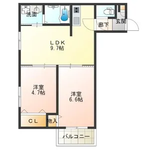 F asecia Elfi【1階】の間取り
