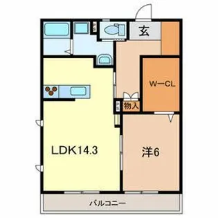 COPIOUS S【2階】の間取り