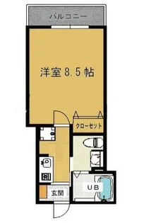 ウェルスクエア蒲田【2階】の間取り