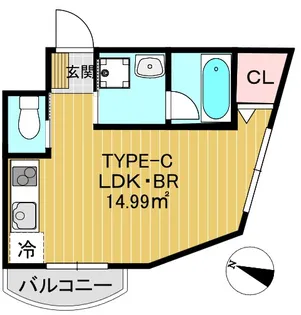 (仮)西川口マンション【4階】の間取り
