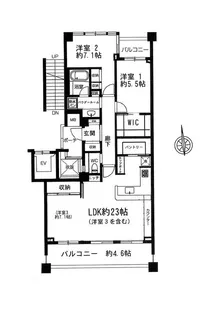 深沢ソルステージュ【2階】の間取り