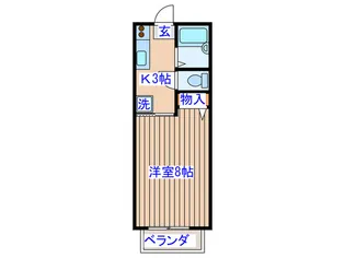 トゥインクルコート大手町【1階】の間取り