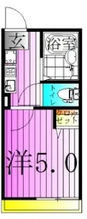 ノーザンロード西新井【1階】の間取り