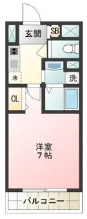キングスコート【1階】の間取り