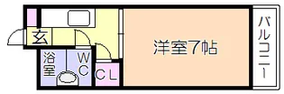 アレグリア久留米【2階】の間取り