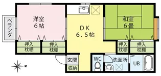 ラポール【1階】の間取り