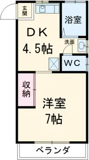 第二園部コーポ【2階】の間取り