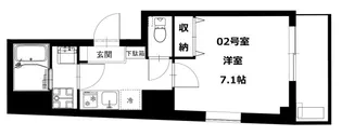 b’CASA横濱中山【3階】の間取り