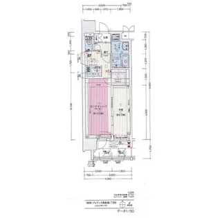 プレサンス心斎橋ニスト【7階】の間取り