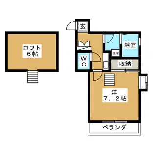 メープル国立I【2階】の間取り