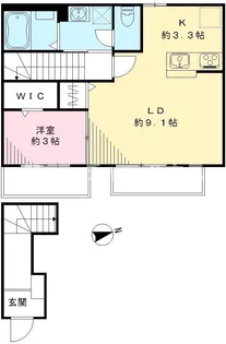 ハルメゾン【2階】の間取り