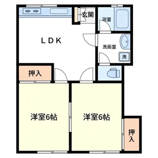 コーポ光【3階】の間取り