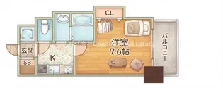 LUMINOUS新大阪2【15階】の間取り