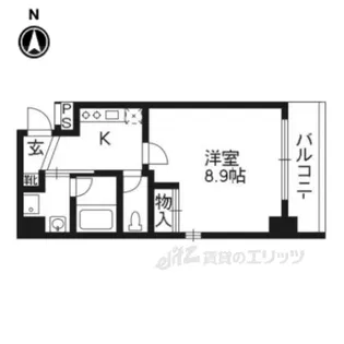 グランドパレス大宮五条【7階】の間取り