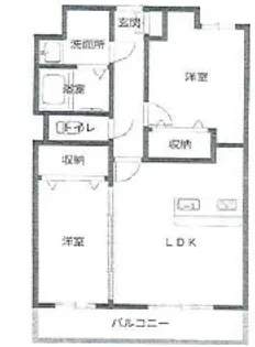 GRAND STEADY 西中島【2階】の間取り