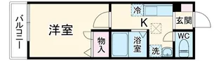 LA TOUR【1階】の間取り