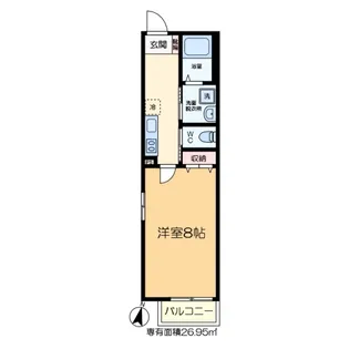 カサリージュIII【2階】の間取り