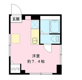 ヴィラ・コクシネル【3階】の間取り