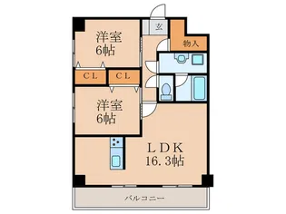 愛マンション【3階】の間取り