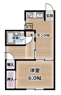 弁天荘【1階】の間取り