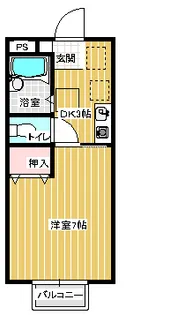 ベルコリーヌ【2階】の間取り