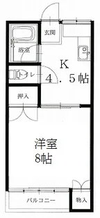 ロイヤルフレンズ【1階】の間取り