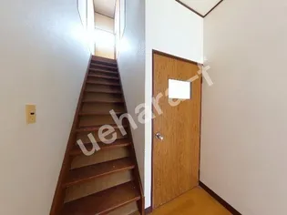 こだまアパートの玄関