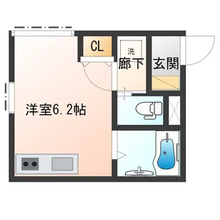 メイツハウス【2階】の間取り