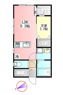 PRECIOUS ICHINOMIYA【3階】の間取り