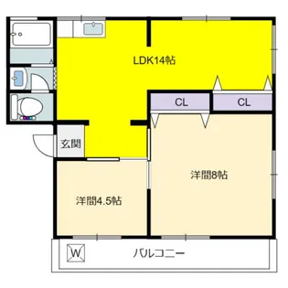 メゾン沢【2階】の間取り