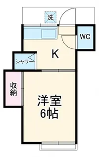 ワタナベアパート【2階】の間取り