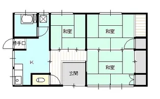新潟県新発田市本町4【一戸建】の間取り