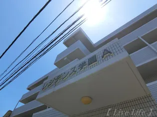 レジデンス学園B棟【4階】の地図