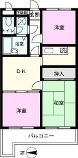 3DKの間取り画像
