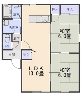 メゾンいとう【2階】の間取り