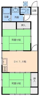 村丸アパート【2階】の間取り