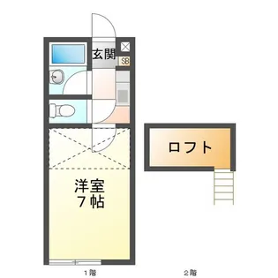 マリオ一身田 B棟【2階】の間取り