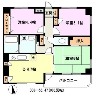 埼玉県川口市本町1【マンション】の間取り