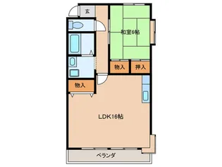 コンフォート21【6階】の間取り