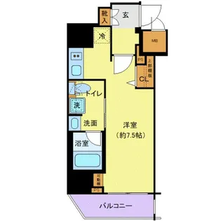 ステージファースト千葉駅南【8階】の間取り